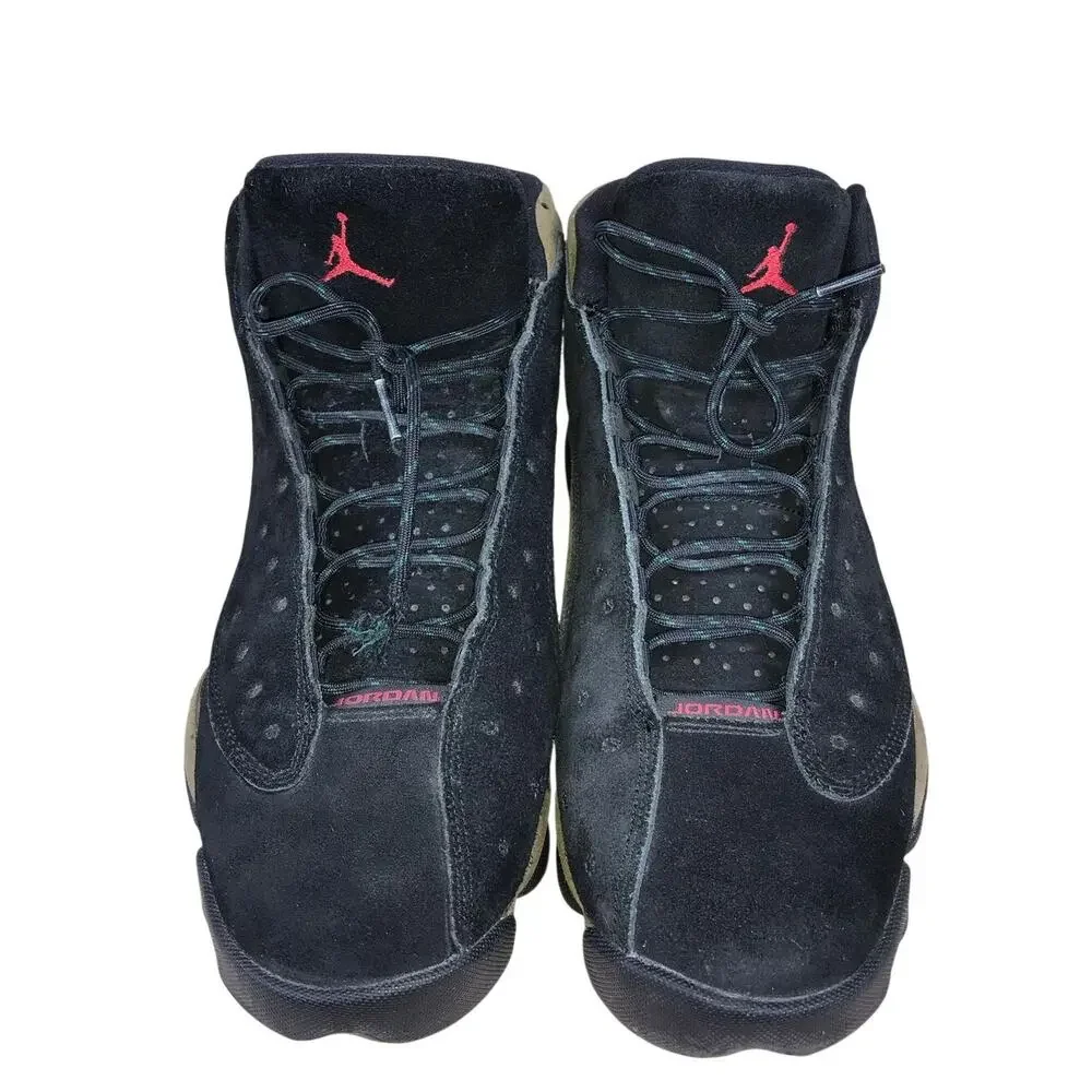 Air Jordan 13 Retro Olive Shoes Men’s 12 Black Basketball Sneakers 414571-006